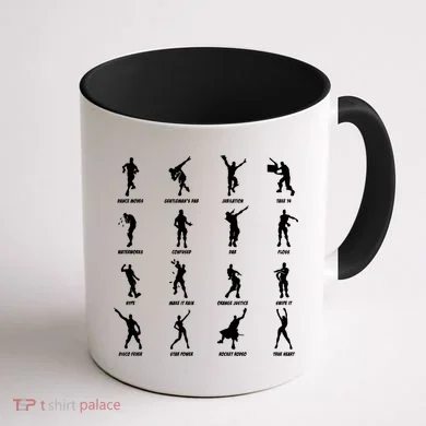 Dance Emotes Coffee Mug back