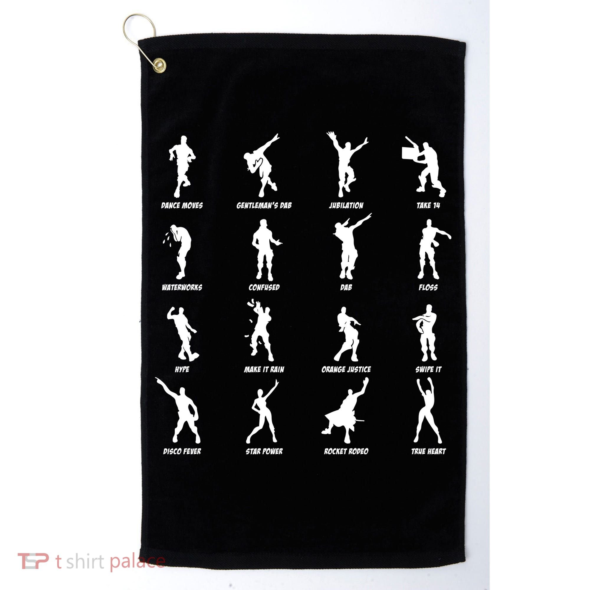 Dance Emotes Golf Towel