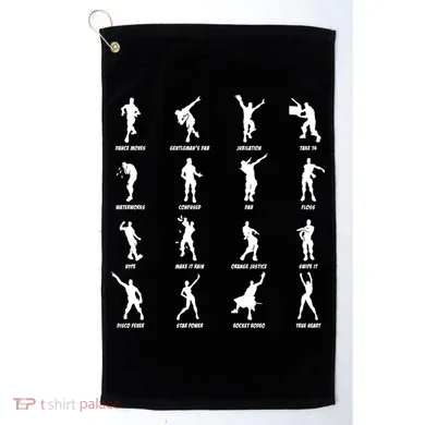 Dance Emotes Golf Towel