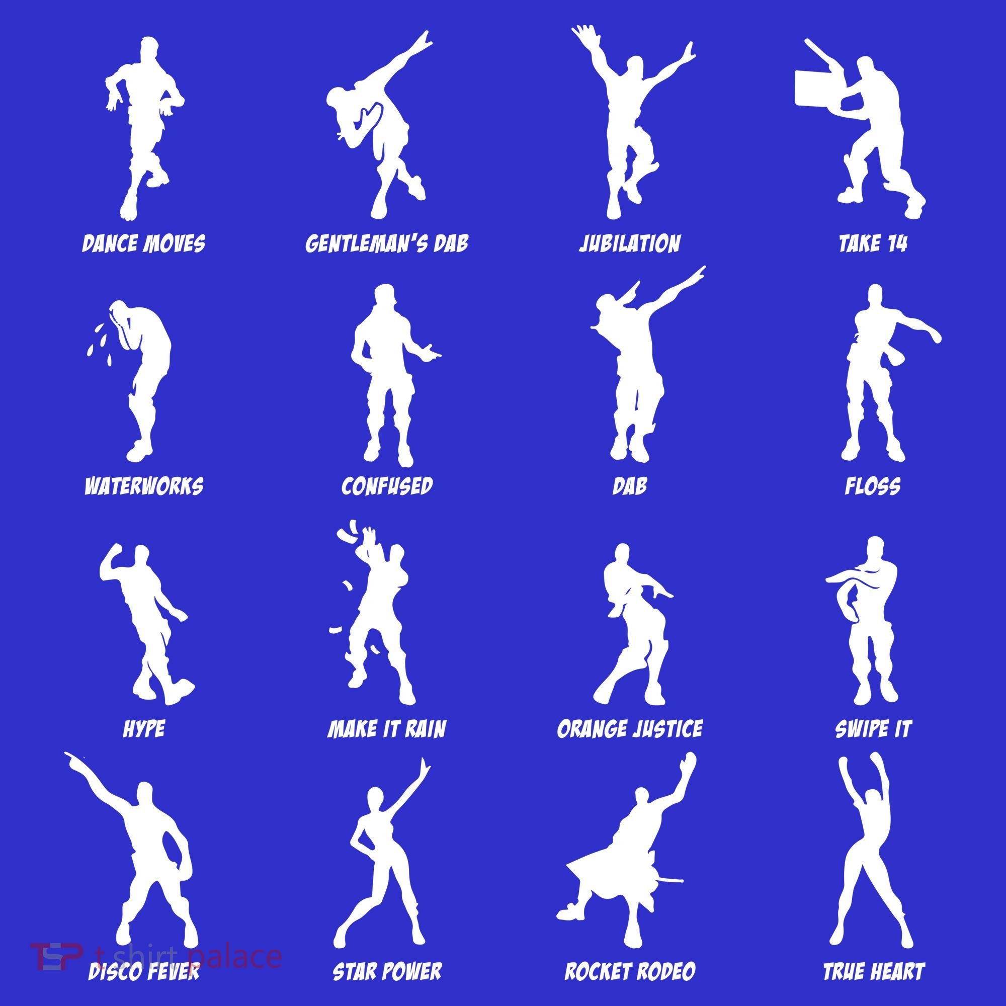 Dance Emotes Long Sleeve Shirt