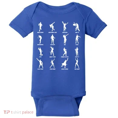 Dance Emotes Baby Bodysuit