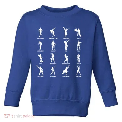 Dance Emotes Toddler Sweatshirt