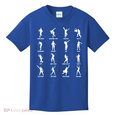 Dance Emotes Kids T-Shirt