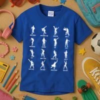 Dance Emotes Kids T-Shirt thumb 3