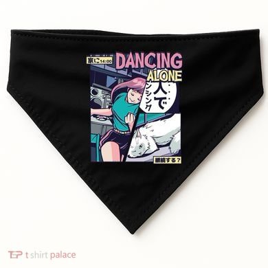Dancing Alone Anime USA-Made Doggie Bandana