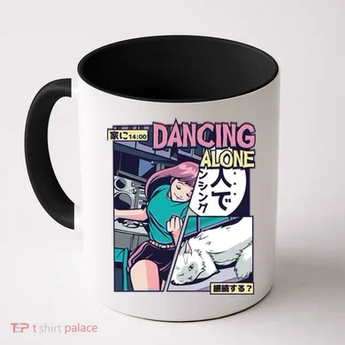Dancing Alone Anime Coffee Mug