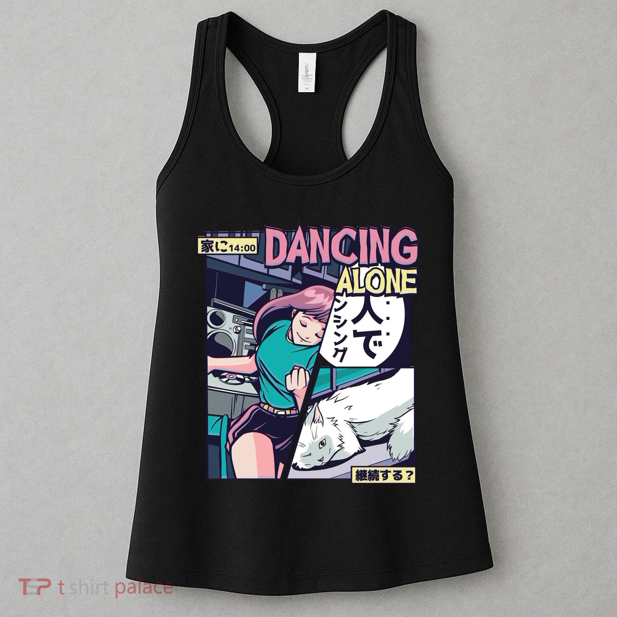 Dancing Alone Anime Women's Tank Top