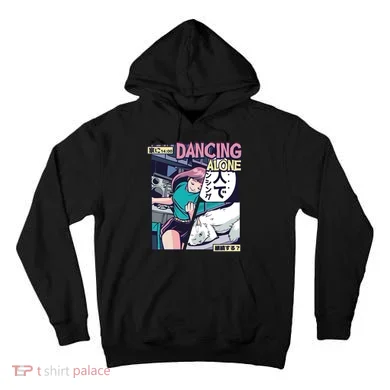 Dancing Alone Anime Tall Hoodie