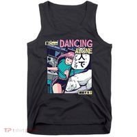 Dancing Alone Anime Tank Top thumb 0