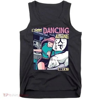 Dancing Alone Anime Tank Top