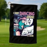 Dancing Alone Anime Golf Towel thumb 1