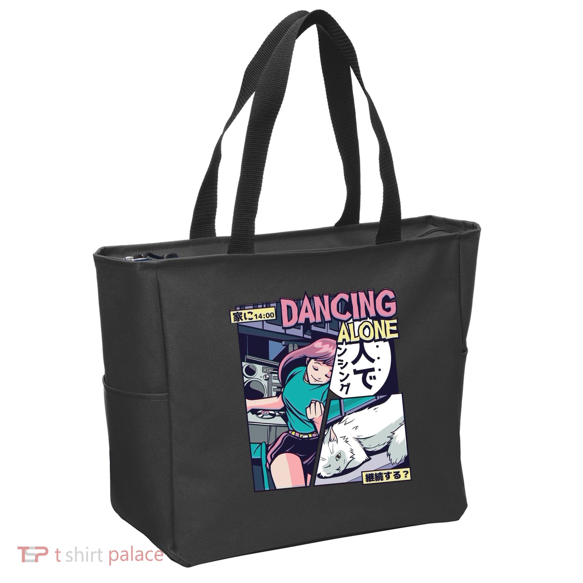 Dancing Alone Anime Tote Bag