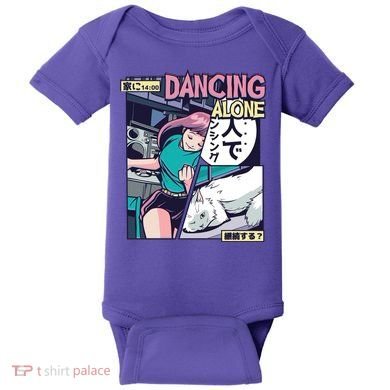 Dancing Alone Anime Baby Bodysuit