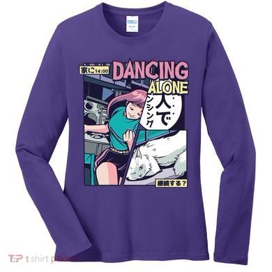 Dancing Alone Anime Women's Long Sleeve Shirt