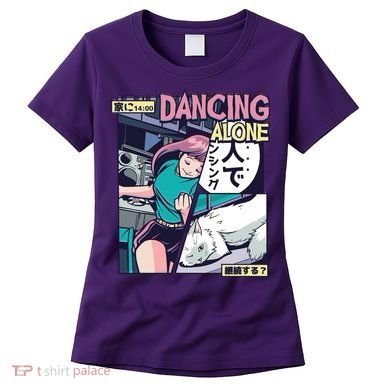 Dancing Alone Anime Women's T-Shirt