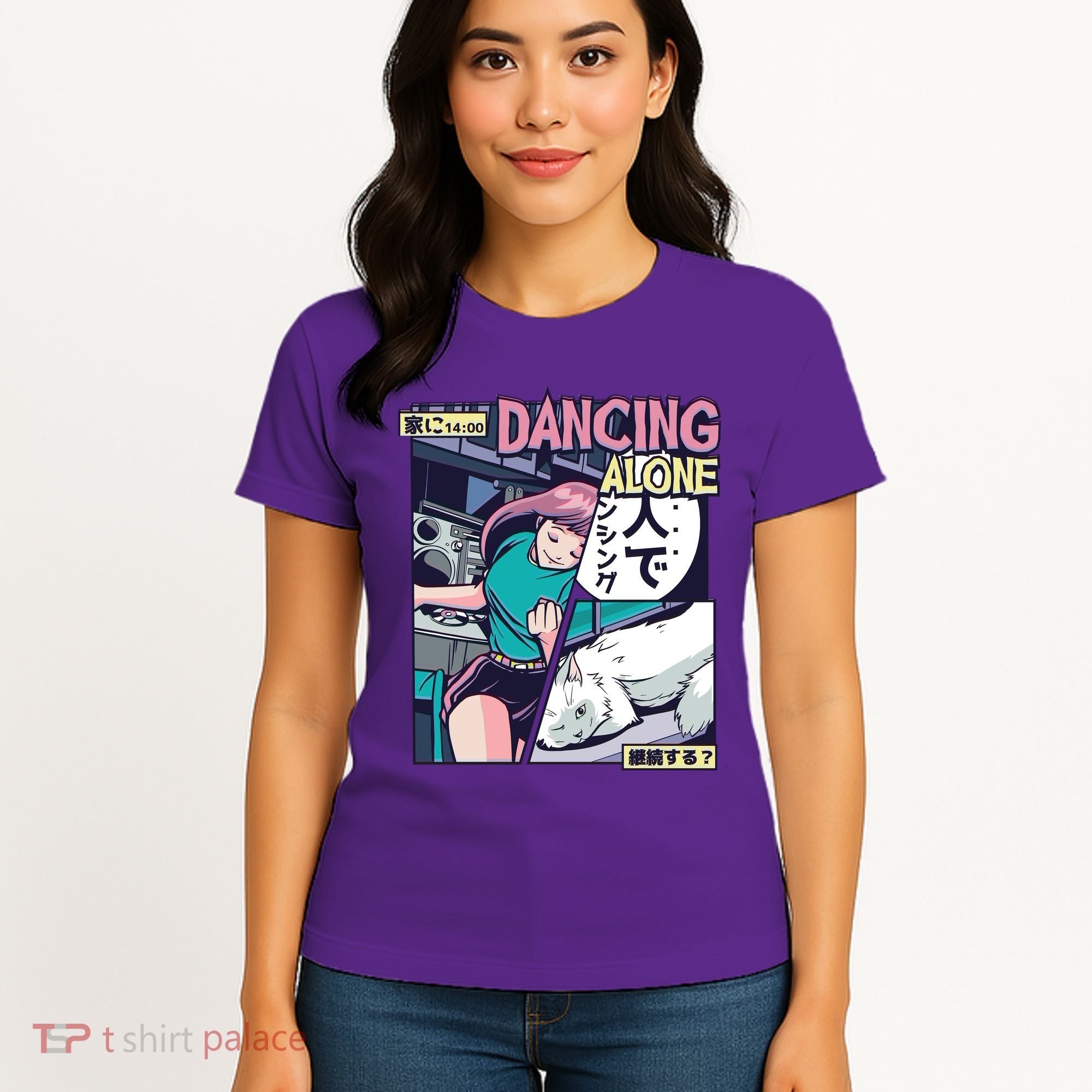 Dancing Alone Anime Women's T-Shirt