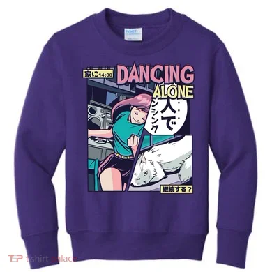 Dancing Alone Anime Kids Sweatshirt