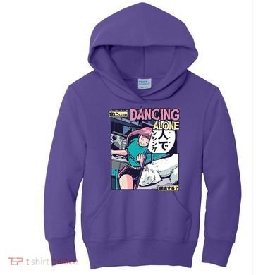 Dancing Alone Anime Kids Hoodie