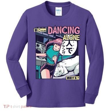 Dancing Alone Anime Kids Long Sleeve Shirt