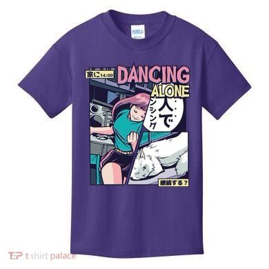 Dancing Alone Anime Kids T-Shirt