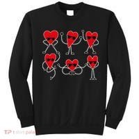 Dancing Hearts Dance Challenge Valentines Day Sweatshirt thumb 0
