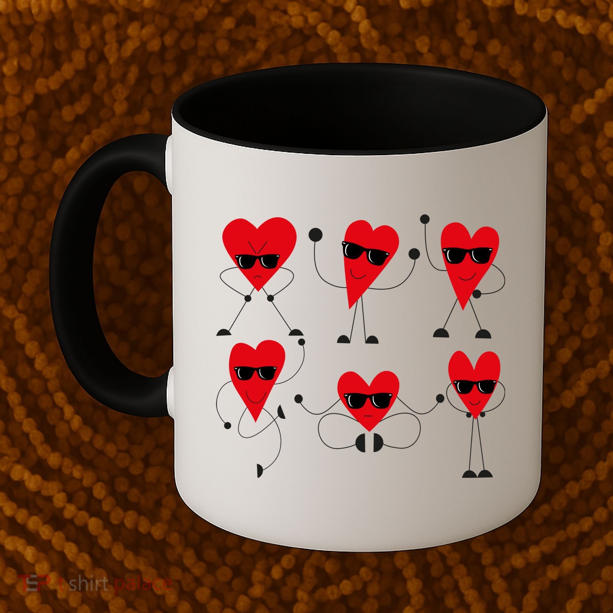 Dancing Hearts Dance Challenge Valentines Day Coffee Mug