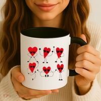 Dancing Hearts Dance Challenge Valentines Day Coffee Mug thumb 3