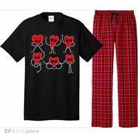 Dancing Hearts Dance Challenge Valentines Day Pajama Set thumb 0