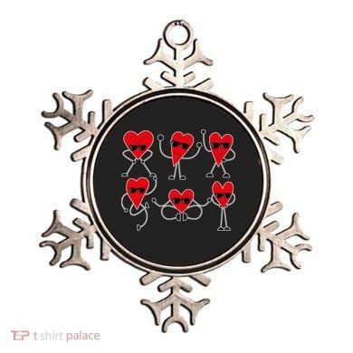 Dancing Hearts Dance Challenge Valentines Day Ornament