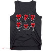 Dancing Hearts Dance Challenge Valentines Day Tank Top thumb 0