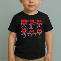 Dancing Hearts Dance Challenge Valentines Day Toddler T-Shirt thumb 2