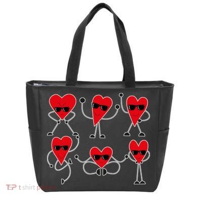 Dancing Hearts Dance Challenge Valentines Day Tote Bag