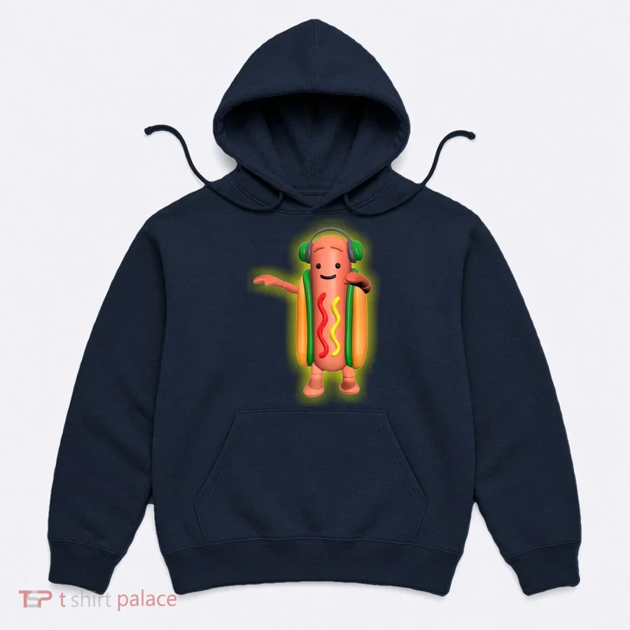 Dancing Hot Dog Funny Filter Meme Hoodie