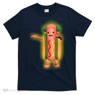 Dancing Hot Dog Funny Filter Meme T-Shirt