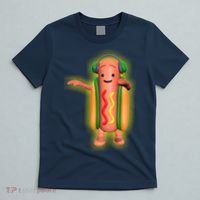Dancing Hot Dog Funny Filter Meme T-Shirt thumb 5