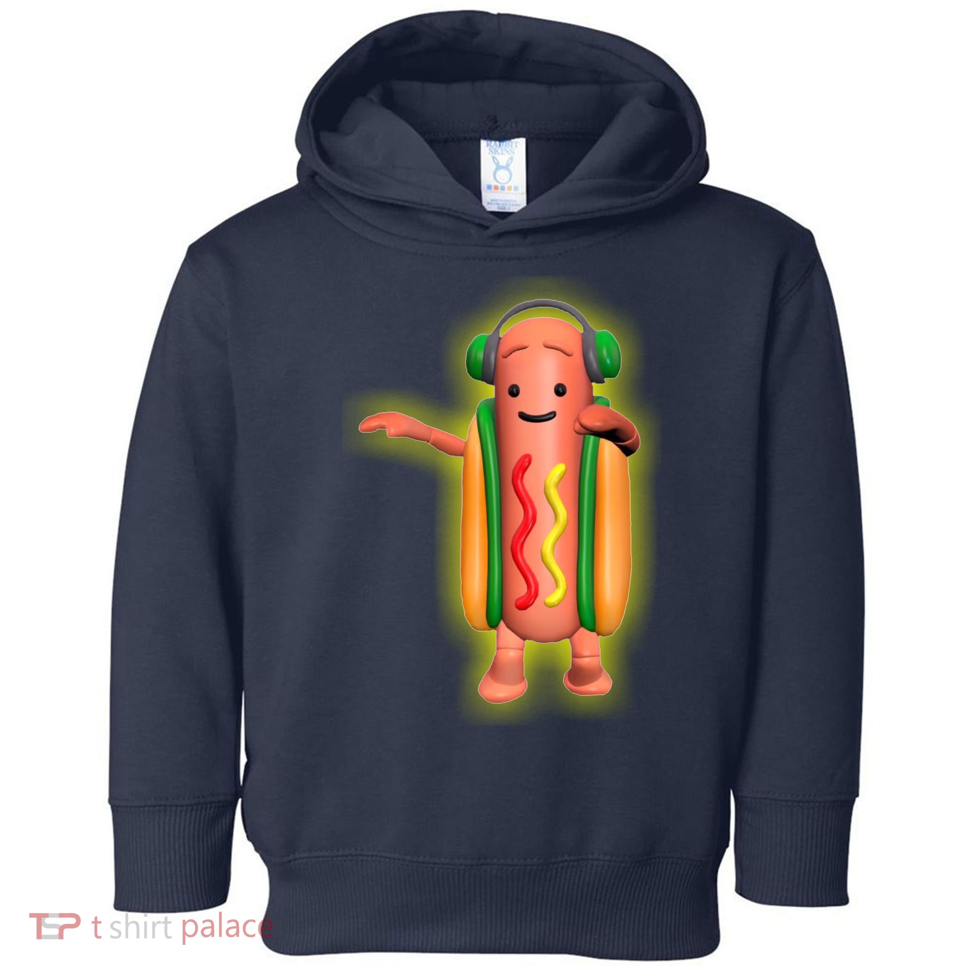 Dancing Hot Dog Funny Filter Meme Toddler Hoodie