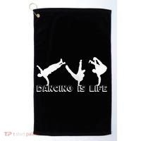 Dancing Is Life Golf Towel thumb 0