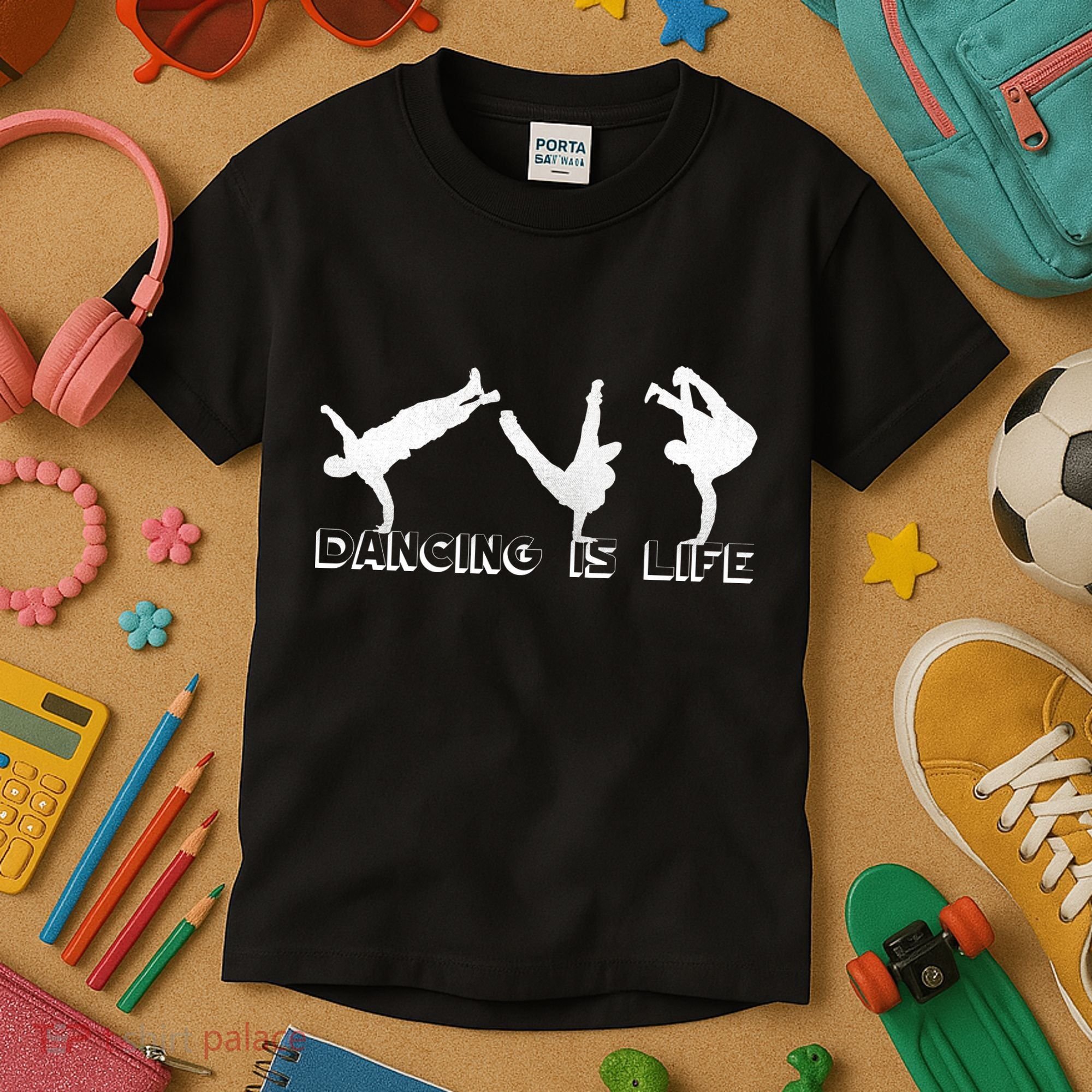 Dancing Is Life Kids T-Shirt