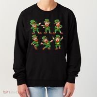 Dancing Leprechaun Dab Women's Sweatshirt thumb 0