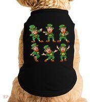 Dancing Leprechaun Dab Doggie Tank thumb 0