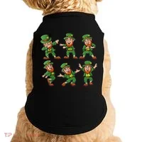 Dancing Leprechaun Dab Doggie Tank thumb 0