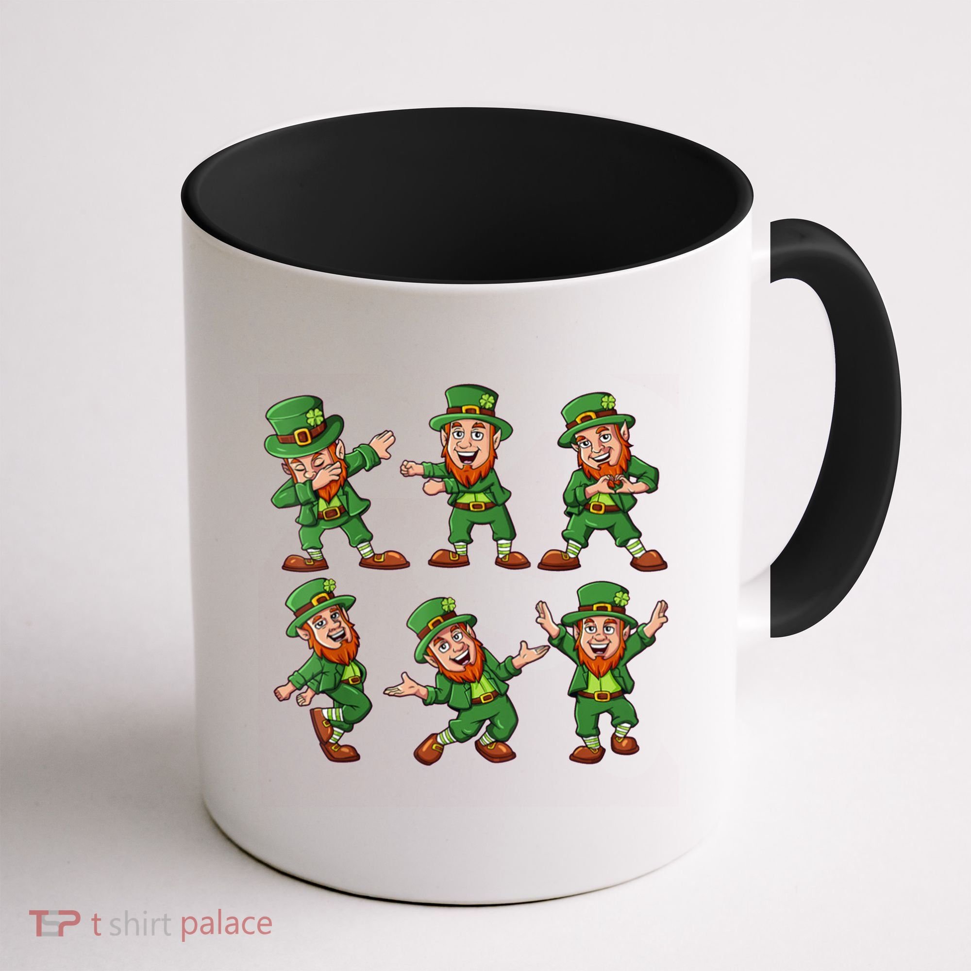 Dancing Leprechaun Dab Coffee Mug