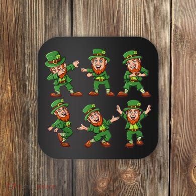 Dancing Leprechaun Dab Coaster