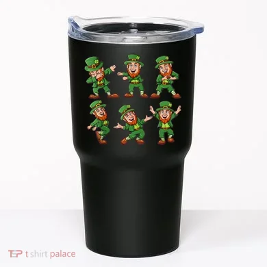 Dancing Leprechaun Dab Tumbler