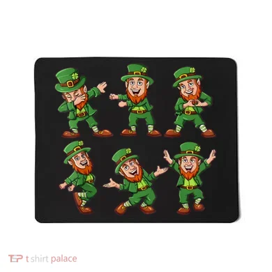 Dancing Leprechaun Dab Mousepad