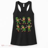 Dancing Leprechaun Dab Women's Tank Top thumb 0