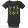 Dancing Leprechaun Dab Baby Bodysuit