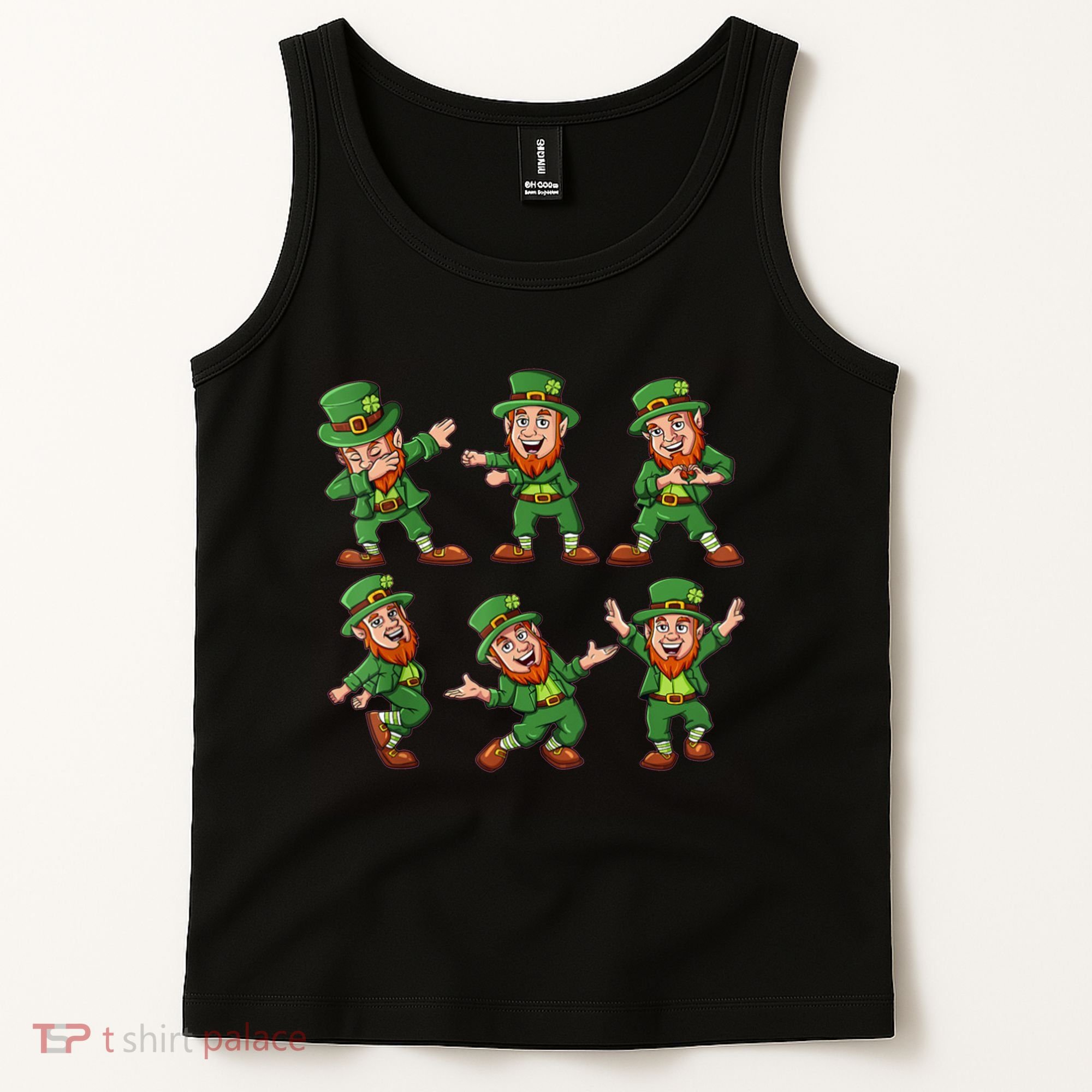 Dancing Leprechaun Dab Tank Top
