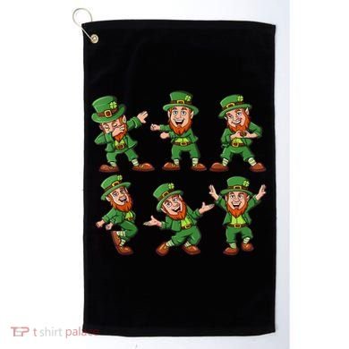Dancing Leprechaun Dab Golf Towel