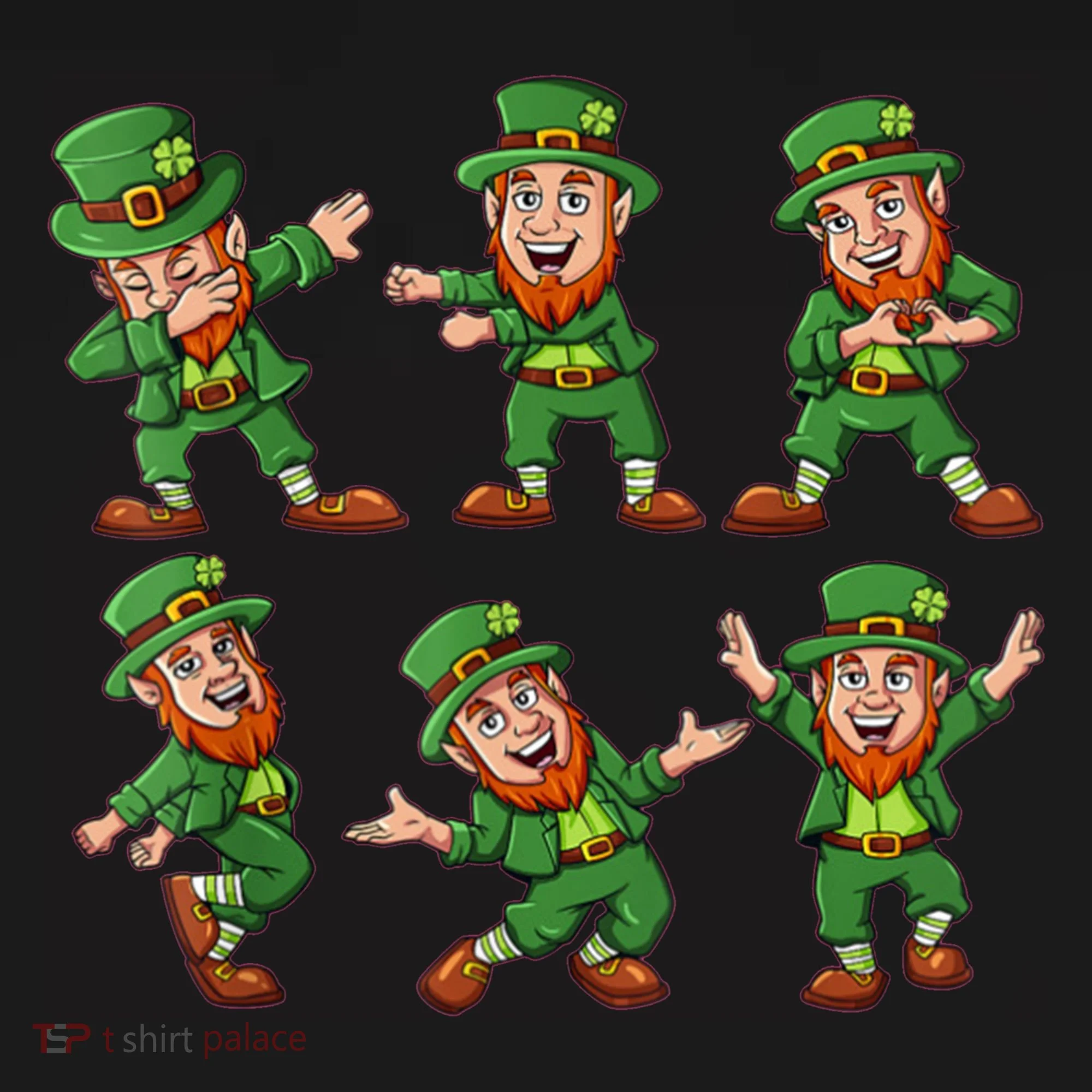 Dancing Leprechaun Dab Women's Long Sleeve Shirt